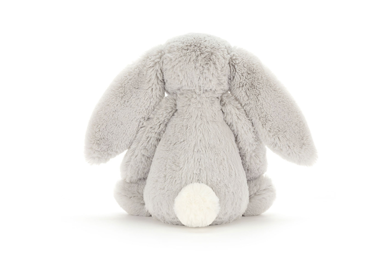 Bashful Grey Silver Bunny Medium